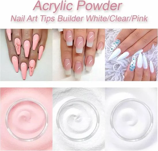 Flash-uitverkoop 😀 Royala - Acrylnagels Starterspakket Incl. Nagelfreesmachine | +12 Grote Potjes Colored Acryl Poeder | Acryl Nagels Starter Kit Set | Nail Art Pakket | 84 Delig | 500 Franse Tips 👏 5 Flash-uitverkoop 😀 Royala - Acrylnagels Starterspakket Incl. Nagelfreesmachine | +12 Grote Potjes Colored Acryl Poeder | Acryl Nagels Starter Kit Set | Nail Art Pakket | 84 Delig | 500 Franse Tips 👏 - Afbeelding 3