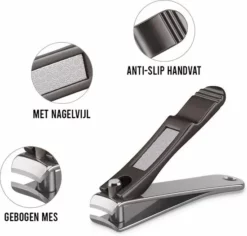 Goedkoop 👍 Podec Nagelknipper Set Van 2 Voor Vingernagels En Teennagels Teennagelknipper - RVS ⭐ -Beauty Winkel 550x525 7