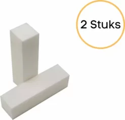 Begroting ✨ Merkloos 2x Nagelblok, Wit 😀