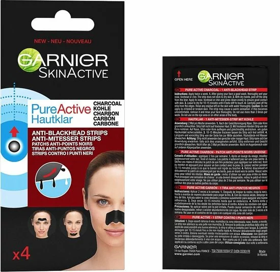 Korting π Garnier Skinactive Face SkinActive PureActive Nose Strips Charcoal - 2 X 4 Stuks - Voordeelverpakking π 8 Korting π Garnier Skinactive Face SkinActive PureActive Nose Strips Charcoal - 2 X 4 Stuks - Voordeelverpakking π - Afbeelding 6