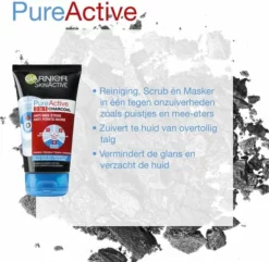 Aanbiedingen ๐งจ Garnier SkinActive PureActive 3in1 Gezichtsmasker Met Charcoal - 3 X 150 Ml ๐ 17 Aanbiedingen ๐งจ Garnier SkinActive PureActive 3in1 Gezichtsmasker Met Charcoal - 3 X 150 Ml ๐ -Beauty Winkel 550x537 12