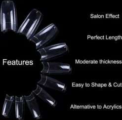 Korting ❤️ GUAP?? GUAP Nageltips 100 Stuks In Stevige Doos | Plaknagels | Nepnagels | Nagelverlenging Acryl En Gel | Transparant 🛒 -Beauty Winkel 550x540 6