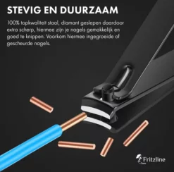 Coupon 👏 Fritzline Manicureset 7 Delig - Nagelset Incl. Nagelvijl & Nagelknipper - Nagel Verzorging - Zwart 🌟 -Beauty Winkel 550x543 5