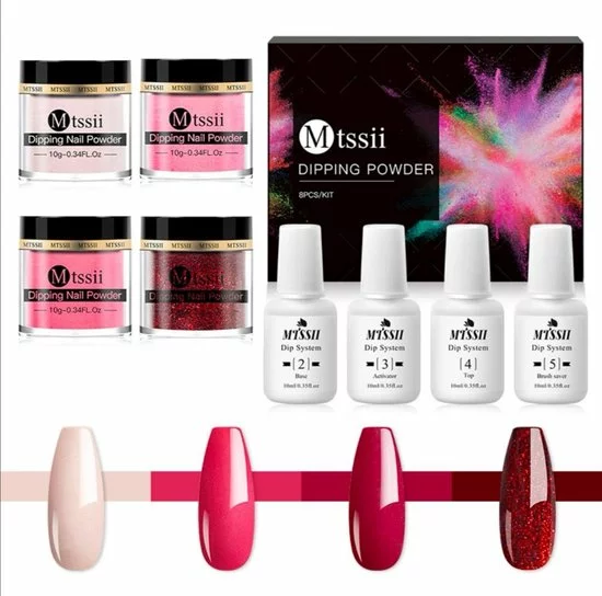 Flash-uitverkoop βοΈ Dipping Powder Starter Kit - 4 Kleuren - Rood - Dip Poeder - Acryl Nagels - Dip Poeder Starter Kit - Starterset - Dip Nagels - Nagel Poeder - Acryl Poeder - MTSSII - Dip Powder- 𧨠3 Flash-uitverkoop βοΈ Dipping Powder Starter Kit - 4 Kleuren - Rood - Dip Poeder - Acryl Nagels - Dip Poeder Starter Kit - Starterset - Dip Nagels - Nagel Poeder - Acryl Poeder - MTSSII - Dip Powder- π§¨