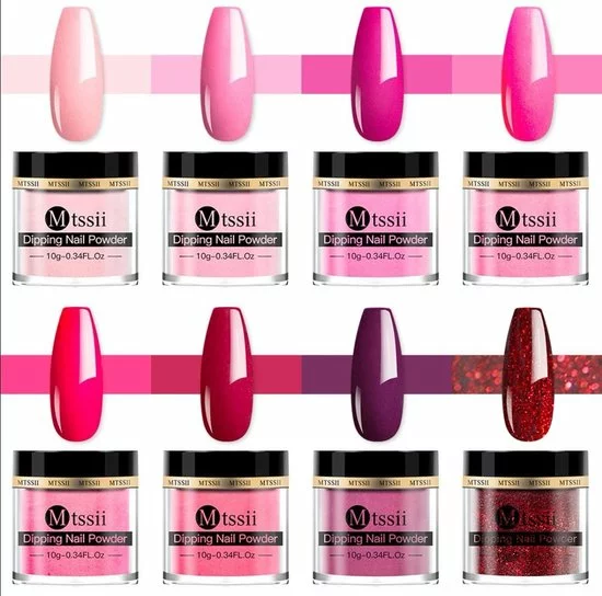 Beste Pirce 🔥 Dipping Powder Starter Kit - 8 Kleuren - Roze - Dip Poeder - Acryl Nagels - Dip Nagels - Meest Complete Starterspakket - Nagel Poeder - MTSSII - 😍 9 Beste Pirce 🔥 Dipping Powder Starter Kit - 8 Kleuren - Roze - Dip Poeder - Acryl Nagels - Dip Nagels - Meest Complete Starterspakket - Nagel Poeder - MTSSII - 😍 - Afbeelding 7