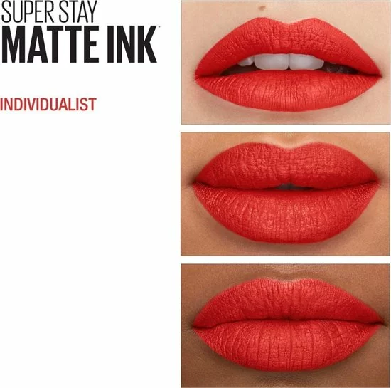 Gloednieuw 🌟 Maybelline Lippenstift SuperStay Matte Ink 320 Individualist ❤️ 5 Gloednieuw 🌟 Maybelline Lippenstift SuperStay Matte Ink 320 Individualist ❤️ - Afbeelding 3