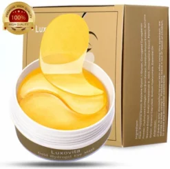 Goedkoop 🔔 Collageen Oogmasker Luxovita - Wallen Wegwerken/Donkere Kringen/Rimpels - Hydraterend - 24k Goud Oog Masker - Eye Pads - Gel Oogmaskers - 60 Stuks 😉 -Beauty Winkel 550x546 5