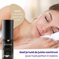 Promo ⌛ Vicius® - Nachtcrème Voor Vrouwen - Retinol - Anti Rimpel Crème - Hydraterende Gezichtscrème - 50ml 😀 -Beauty Winkel 550x549 20