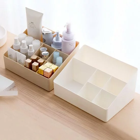 Promo ๐ Merkloos Make-Up Organizer - Opbergdoos - Cosmetica - Wit/Creme -Sieraden - Nagelak - Make Up Organizer - Make Up Organizers ๐ฅ 7 Promo ๐ Merkloos Make-Up Organizer - Opbergdoos - Cosmetica - Wit/Creme -Sieraden - Nagelak - Make Up Organizer - Make Up Organizers ๐ฅ - Afbeelding 5