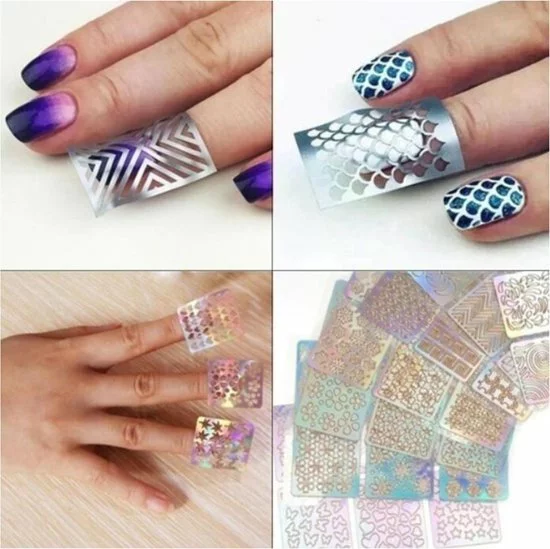 Aanbiedingen π DW4Trading Holle Sjabloon Nagelsticker - Nail Art Accessoire - 72 Stuks β€οΈ 4 Aanbiedingen π DW4Trading Holle Sjabloon Nagelsticker - Nail Art Accessoire - 72 Stuks β€οΈ - Afbeelding 2