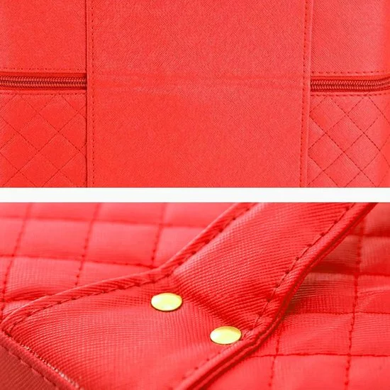 Begroting ๐ Confibel Make Up Koffer - Uitklapbaar - 5 Opbergbakken - Met Spiegel - Rood โ 7 Begroting ๐ Confibel Make Up Koffer - Uitklapbaar - 5 Opbergbakken - Met Spiegel - Rood โ - Afbeelding 5