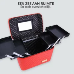 Begroting ๐ Confibel Make Up Koffer - Uitklapbaar - 5 Opbergbakken - Met Spiegel - Rood โ 24 Begroting ๐ Confibel Make Up Koffer - Uitklapbaar - 5 Opbergbakken - Met Spiegel - Rood โ -Beauty Winkel 550x550 1055