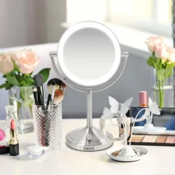 Hete verkoop 😍 HoMedics MIR8150 Dubbelzijdige Make Up Spiegel Met Verlichting - Vrijstaand - 7x Vergroting - Spiegel Met Ringverlichting 🤩 15 Hete verkoop 😍 HoMedics MIR8150 Dubbelzijdige Make Up Spiegel Met Verlichting - Vrijstaand - 7x Vergroting - Spiegel Met Ringverlichting 🤩 -Beauty Winkel 550x550 1090