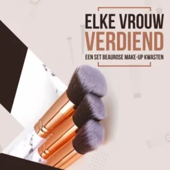 Promo ✔️ BeauRose Luxe Make Up Kwasten Set - Make Up Brush - Oogschaduw Beauty - Foundation Kwast - Poederkwast - Brush - Make Up - Cosmetica - Kwasten Set Make Up Etui - Make Up Penselen Set Make Up Set ✔️ 22 Promo ✔️ BeauRose Luxe Make Up Kwasten Set - Make Up Brush - Oogschaduw Beauty - Foundation Kwast - Poederkwast - Brush - Make Up - Cosmetica - Kwasten Set Make Up Etui - Make Up Penselen Set Make Up Set ✔️ -Beauty Winkel 550x550 1096