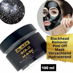 Gloednieuw π Black Gold Mask Gezichtsmasker - Blackhead Remover - Peel Off Masker - Mee Eter Verwijderaar 100ml π