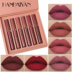 Aanbiedingen 🛒 HANDAIYAN | Liquid 💄 Lipsticks | Set Van 6 | Matte Lippenstift | Vloeibare Lippenstift | Waterproof | Make Up Set | Geschenkset | Giftset | 💄 Lipstick | Lippenstift | Lipgloss | Lip Gloss ⭐ -Beauty Winkel 550x550 196