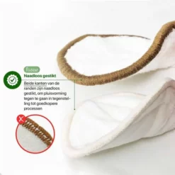 Kopen ⭐ Bamboozy 16 Herbruikbare Wattenschijfjes + Bamboe Houder - 12x Dagelijks 4x Scrub 4 Laags - Wasbare Wattenschijfjes Makeup Pads Zero Waste 🌟 -Beauty Winkel 550x550 207