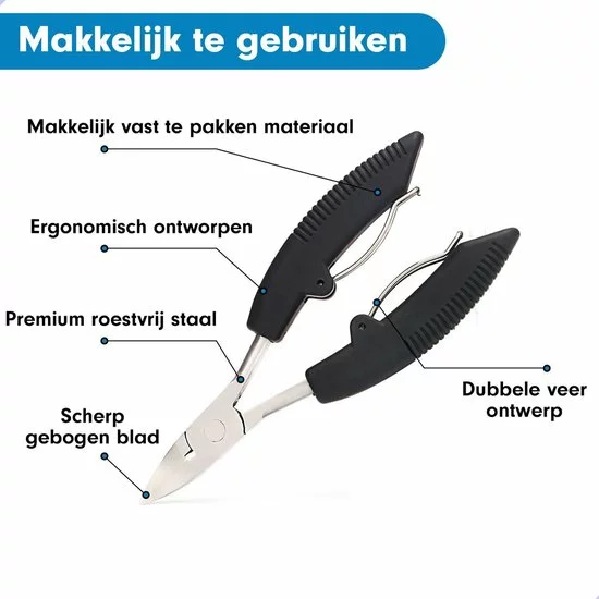 Top 10 ๐งจ Christian Deluxe® - Professionele RVS Nageltang - Nageltang Voor Harde Teennagels - Professionele Nagelknipper - Nageltang Voor Ingegroeide Teennagel - Nageltang Kalknagels - Nagelknipper - Roestvrijstaal ๐ 4 Top 10 ๐งจ Christian Deluxe® - Professionele RVS Nageltang - Nageltang Voor Harde Teennagels - Professionele Nagelknipper - Nageltang Voor Ingegroeide Teennagel - Nageltang Kalknagels - Nagelknipper - Roestvrijstaal ๐ - Afbeelding 2