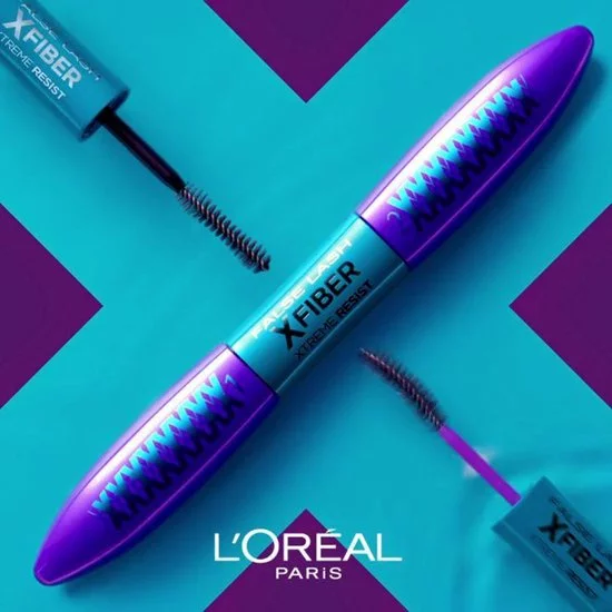 Gloednieuw 👏 L?Or?al Paris L'Or Al Paris False Lash Xfiber Xtreme Resist Mascara - Zwart - Waterproof 👍 4 Gloednieuw 👏 L?Or?al Paris L'Or Al Paris False Lash Xfiber Xtreme Resist Mascara - Zwart - Waterproof 👍 - Afbeelding 2