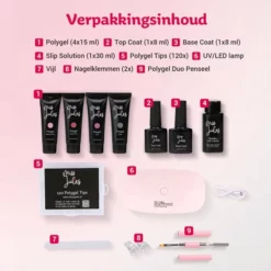 Beste deal π Miss Jules® Complete Polygel Kit - Polygel Nagels Starterspakket - 4 Kleuren - Perfecte Combinatie Gellak & Acryl - Incl. UV LED Lamp & Klemmetjes π 19 Beste deal π Miss Jules® Complete Polygel Kit - Polygel Nagels Starterspakket - 4 Kleuren - Perfecte Combinatie Gellak & Acryl - Incl. UV LED Lamp & Klemmetjes π -Beauty Winkel 550x550 604