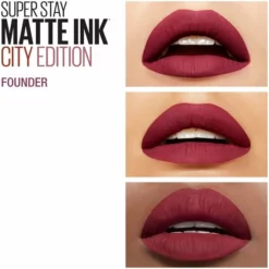 Top 10 🔔 Maybelline Superstay Matte Ink Lippenstift - 115 Founder - Rood 🔔 -Beauty Winkel 550x550 627