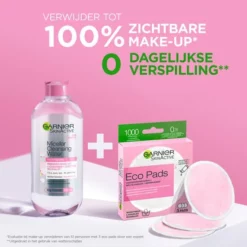 Hete verkoop 🤩 Garnier SkinActive Eco Pads - Herbruikbare Wattenschijfjes - 3 Stuks - Duurzame Gezichtsreiniging 🎁 -Beauty Winkel 550x550 689