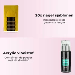 Uitgang 🎉 123nails Acrylnagels Starterspakket - Complete Set Beginners - Professionele Kunstnagels - 8 Verschillende Kleuren Acryl Poeder - Acryl Nagels 🔔 -Beauty Winkel 550x550 709