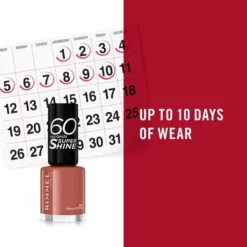 Gloednieuw 🛒 Rimmel London 60 Seconds Super Shine Nagellak - 707 Tan-A-Cotta 🛒 -Beauty Winkel 550x550 827