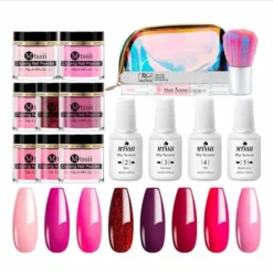 Beste Pirce π₯ Dipping Powder Starter Kit - 8 Kleuren - Roze - Dip Poeder - Acryl Nagels - Dip Nagels - Meest Complete Starterspakket - Nagel Poeder - MTSSII - π