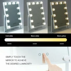 Beste Pirce ⭐ Bright Beauty Vanity Make Up Spiegel Met Verlichting - Wit - Dimbaar Met Drie Lichtstanden 🌟 10 Beste Pirce ⭐ Bright Beauty Vanity Make Up Spiegel Met Verlichting - Wit - Dimbaar Met Drie Lichtstanden 🌟 -Beauty Winkel 550x550 921