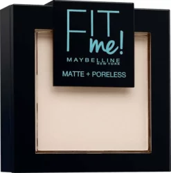Goedkoop ⌛ Maybelline Fit Me Matte & Poreless Foundation Gezichtspoeder - 100 Warm Ivory 🎁
