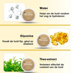 Goedkoop 🔔 Collageen Oogmasker Luxovita - Wallen Wegwerken/Donkere Kringen/Rimpels - Hydraterend - 24k Goud Oog Masker - Eye Pads - Gel Oogmaskers - 60 Stuks 😉 -Beauty Winkel 550x560 6