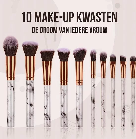 Promo ✔️ BeauRose Luxe Make Up Kwasten Set - Make Up Brush - Oogschaduw Beauty - Foundation Kwast - Poederkwast - Brush - Make Up - Cosmetica - Kwasten Set Make Up Etui - Make Up Penselen Set Make Up Set ✔️ 4 Promo ✔️ BeauRose Luxe Make Up Kwasten Set - Make Up Brush - Oogschaduw Beauty - Foundation Kwast - Poederkwast - Brush - Make Up - Cosmetica - Kwasten Set Make Up Etui - Make Up Penselen Set Make Up Set ✔️ - Afbeelding 2