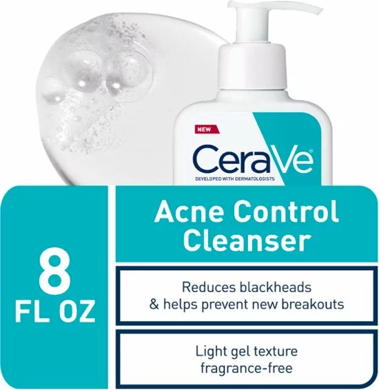 Uitgang 😀 CeraVe Face Wash - Mee-eterverwijderaar En Verstopte Pori Ncontrole - Met 2% Salicylic Acid - 237ml 🌟 5 Uitgang 😀 CeraVe Face Wash - Mee-eterverwijderaar En Verstopte Pori Ncontrole - Met 2% Salicylic Acid - 237ml 🌟 - Afbeelding 3