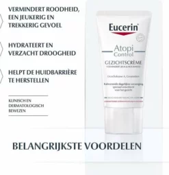 Beste Pirce 🛒 Eucerin AtopiControl Kalmerende Gezichtscr Me - Dagcr Me 🎁 -Beauty Winkel 550x568 8