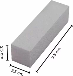 Begroting ✨ Merkloos 2x Nagelblok, Wit 😀 -Beauty Winkel 550x573 4