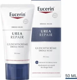 Beste Verkoop 🎉 Eucerin Verzachtende Gezichtscreme 5% Urea - 50 Ml - Dagcrème ✨