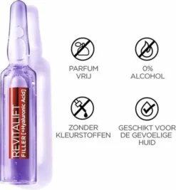 Top 10 💯 L?Or?al Paris L Or Al Paris Skin Expert Revitalift Filler Hyaluronzuur Ampullen - Kuur 7 Dagen 🌟 -Beauty Winkel 550x594