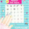 Gloednieuw 😀 Topmodel Nagelsticker-set Meisjes Zilver 84 Stuks ❤️ -Beauty Winkel 550x600 6