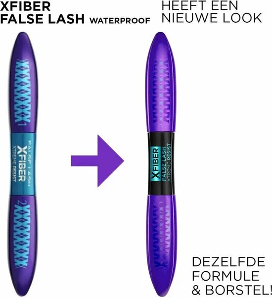 Gloednieuw 👏 L?Or?al Paris L'Or Al Paris False Lash Xfiber Xtreme Resist Mascara - Zwart - Waterproof 👍 5 Gloednieuw 👏 L?Or?al Paris L'Or Al Paris False Lash Xfiber Xtreme Resist Mascara - Zwart - Waterproof 👍 - Afbeelding 3