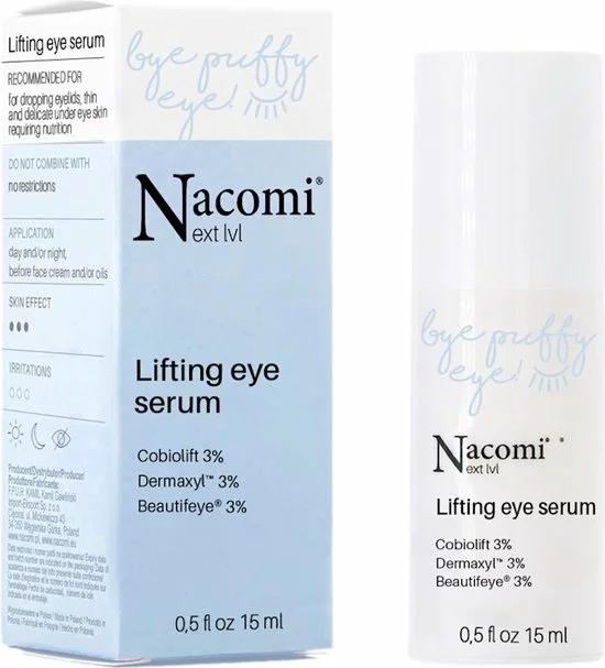 Goedkoop ⌛ Nacomi NXT Lifting Eye Serum 15ml. ⌛ 3 Goedkoop ⌛ Nacomi NXT Lifting Eye Serum 15ml. ⌛