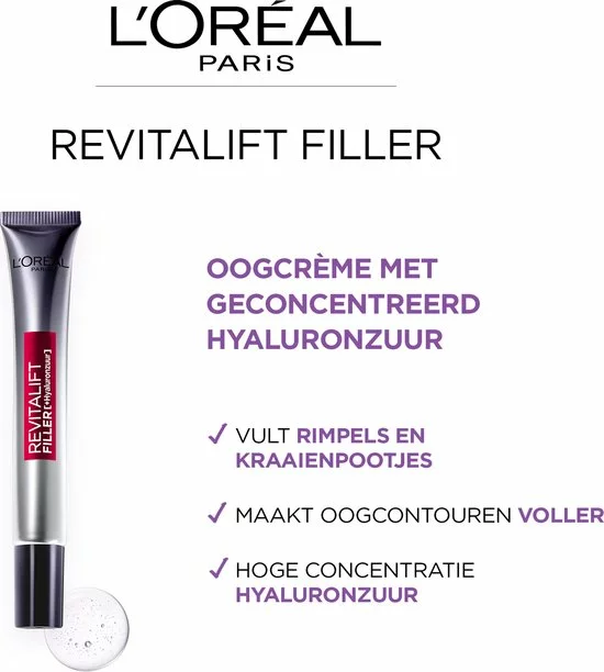 Kopen ๐ L’Oréal Paris Revitalift Filler Oogcrème - 15 Ml ๐งจ 16 Kopen ๐ L’Oréal Paris Revitalift Filler Oogcrème - 15 Ml ๐งจ - Afbeelding 14