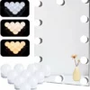 Korting 🎉 BOTC Hollywood Spiegellampen - 10 Led Spiegellampen Met 3 Lichtmodi En 10 Dimfunctie Voor Make-upspiegel - LUB90101 🌟 -Beauty Winkel 550x624 1