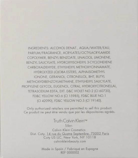 Korting π Calvin Klein Truth 100 Ml - Eau De Toilette - Herenparfum π₯ 5 Korting π Calvin Klein Truth 100 Ml - Eau De Toilette - Herenparfum π₯ - Afbeelding 3