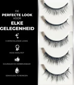 Top 10 ⭐ Blink Studio Magnetische Nep Wimpers Met 2 Magnetic Eyeliners En Applicator - 10 Magnetische Lashes - Wimperextensions - Zwart ⌛ -Beauty Winkel 550x632 1