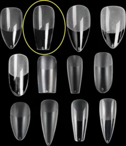 Begroting 😉 Royala 102 - Ballerina Short (kort) Half Frosted - Full Cover - Nageltips - Nepnagels - Plaknagels - In Assortimentsbox - 120 Stuks 12 Maten - Voor Gellak Acrylnagellak En PolyGel Nagels - Royala Frosted Tips Line 😍 -Beauty Winkel 550x635 3