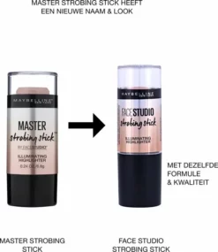 Begroting ❤️ Maybelline Master Studio Strobing Highlighter Stick - 100 Light 🌟 -Beauty Winkel 550x635 5