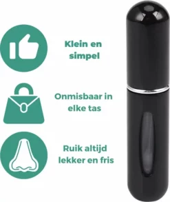 Gloednieuw ๐ Qualité Specials Qualité - Parfum Verstuiver Navulbaar - Mini Parfum Flesje - Reisflesje - Zwart ๐ 13 Gloednieuw ๐ Qualité Specials Qualité - Parfum Verstuiver Navulbaar - Mini Parfum Flesje - Reisflesje - Zwart ๐ -Beauty Winkel 550x653 3