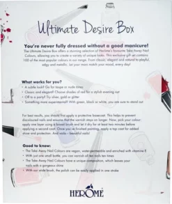 Aanbiedingen ⭐ Herome Ultimate Desire Box (Design Bottles) - 100 Kleuren Nagellak Set - Deze Exclusieve Giftset Telt 100 Van De Meest Gedragen Nagellakkleuren Uit De Hele Collectie - Geschenkset ⌛ -Beauty Winkel 550x653 6