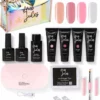 Beste deal 🛒 Miss Jules® Complete Polygel Kit - Polygel Nagels Starterspakket - 4 Kleuren - Perfecte Combinatie Gellak & Acryl - Incl. UV LED Lamp & Klemmetjes 👏 -Beauty Winkel 550x663 2